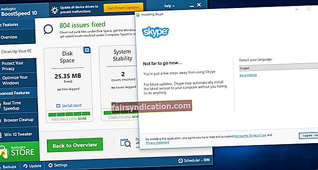 Auslogics Boost Speed ​​atrisina lielāko daļu problēmu, kas saistīta ar Skype lietošanu