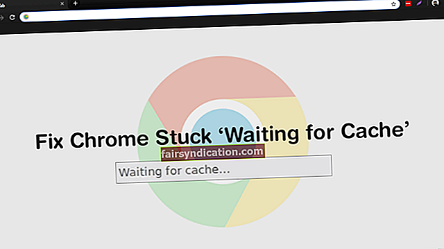 Com es pot solucionar que Google Chrome està esperant un problema de memòria cau a Windows 10?
