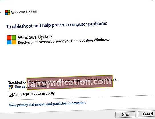 L’eina de resolució de problemes de Windows Update pot solucionar els problemes d’actualització.