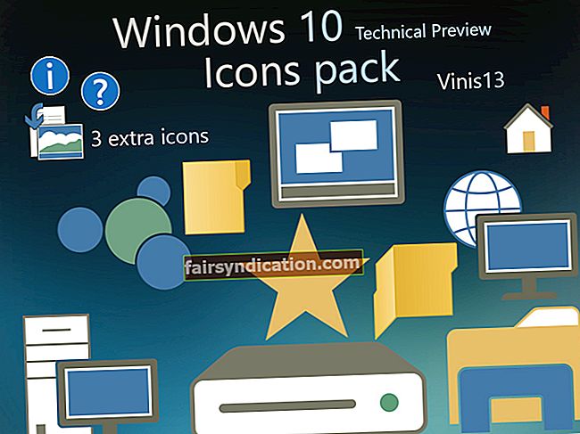 Kā nomainīt noklusējuma Windows 10 ikonas un lejupielādēt ikonu pakotnes?