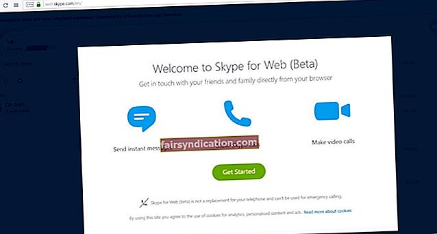 Skype per a web us permet tenir un altre compte de Skype executant-vos al vostre PC.