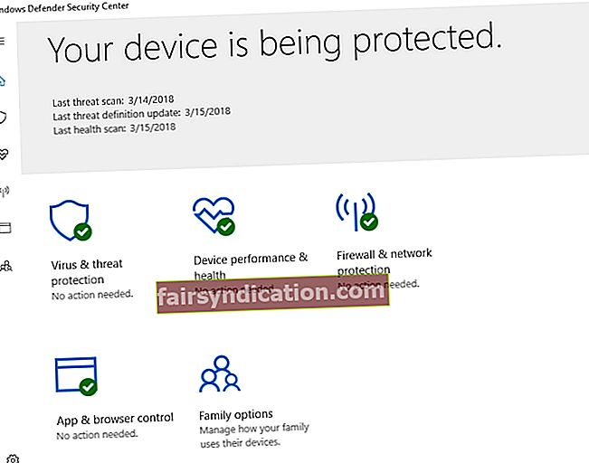 Windows Defender pasargās jūsu datoru no ļaunprātīgas programmatūras uzbrukumiem
