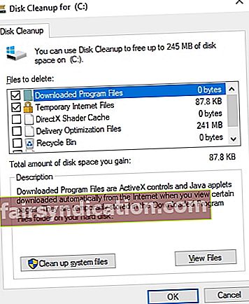 Sử dụng Disk Cleanup để giải mã ổ cứng của bạn.