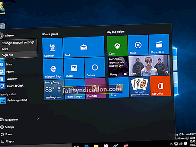 Kā atteikties no citiem lietotāju kontiem sistēmā Windows 10?