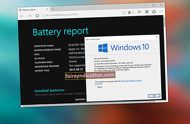 Upang suriin ang katayuan ng baterya ng mga aparatong Bluetooth sa Windows 10?