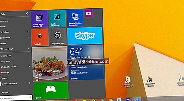 Kā pārveidot Windows 10 uzdevumjoslas sākuma izvēlni?